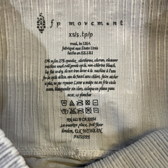 Free People Good Karma Running biker Shorts size XS/S gray - Picture 4 of 4